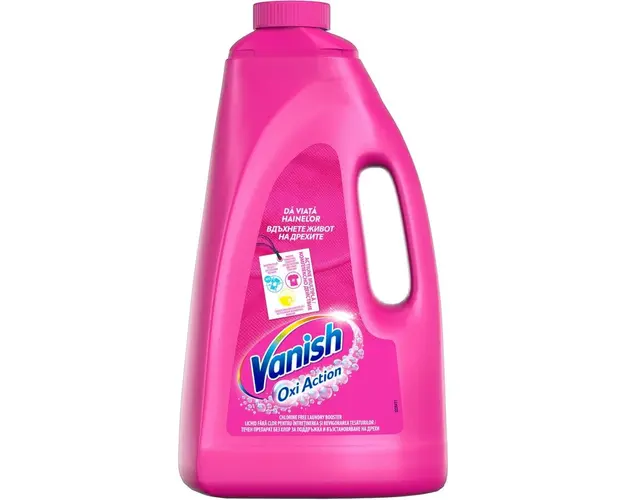Solutie indepartare pete Vanish Pink Lichid, 4 L