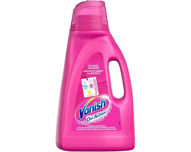 Solutie pentru indepartarea petelor Vanish Pink, 3l