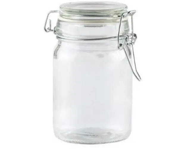 Borcan Depozitare Sticla + Capac, 500 ml