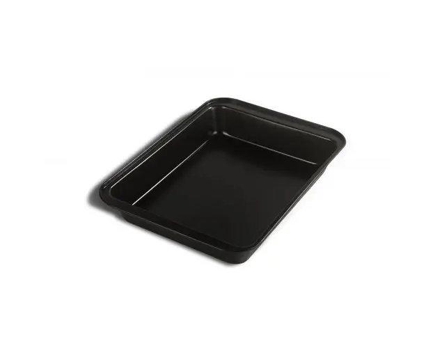 Tava cuptor teflon 37.5x25.5x5 cm , material otel carbon cu acoperire antiaderenta