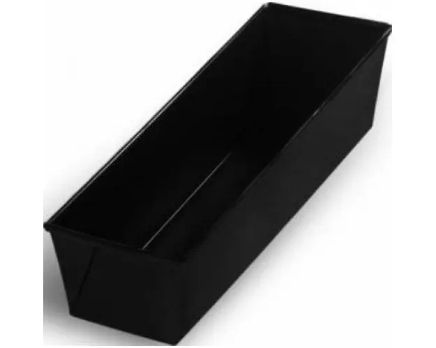 Tava de copt teflon 25.5x12x8.5cm, material otel carbon cu acoperire antiaderenta