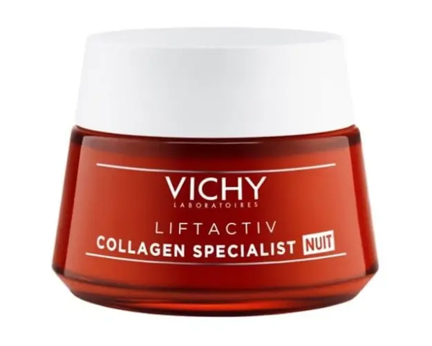 Crema de noapte Vichy LIFTACTIV Collagen Specialist pentru toate tipurile de ten, 50ml