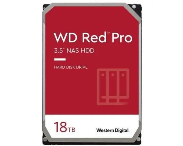 HDD 3.5, 18TB, Red Pro, SATA3, 7200rpm, 256MB
