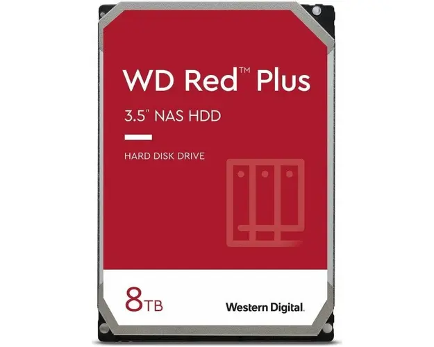 Hard disk WD Red Plus 8TB SATA-III 5640RPM 256MB