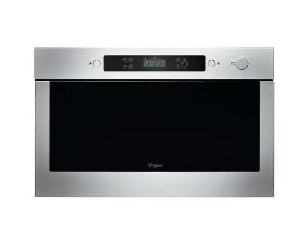 Cuptor cu microunde incorporabil AMW 435 IX, 22 L, 750 W, control electronic, afisaj LCD, Jet Defrost, inox