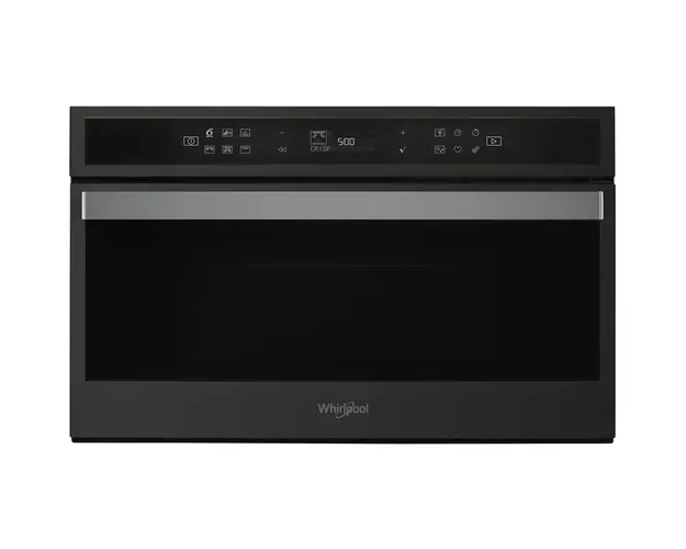 Cuptor cu microunde incorporabil Whirlpool W6MD440BSS, 6th Sense, 31 l, 1000 W, Grill, Steam&amp;Boil, Touch control, Negru