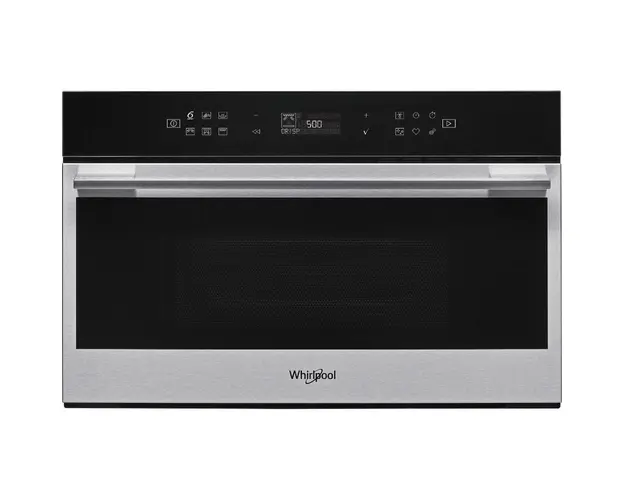 Cuptor cu microunde incorporabil Whirlpool W7 MD440, 31 l, 800 W, Grill, Inox