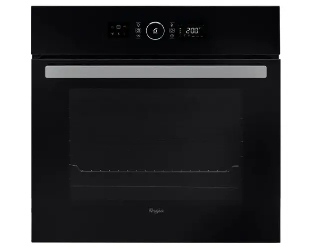 Cuptor incorporabil electric Whirlpool AKZ9 6230 NB, 73 l, multifunctional, autocuratare catalitica, grill, clasa A+, cristal negru