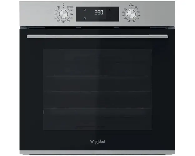 Cuptor incorporabil Whirlpool OMK58RU1SX, Electric, Multifunctional, 71 l, Autocuratare catalitica, Display, Clasa A+, Inox