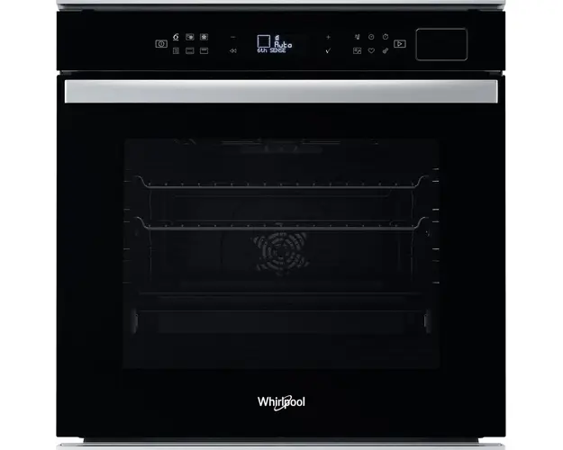 Cuptor incorporabil Whirlpool W6OS44S1HBL, Electric, 73 l, Grill, Functie Pizza, Hidroliza, Negru