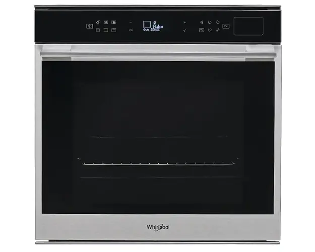 Cuptor incorporabil WHIRLPOOL W7 OS4 4S1 P, Electric, Autocuratare Pirolitica, 73l, Clasa A+, 6th Sense, inox