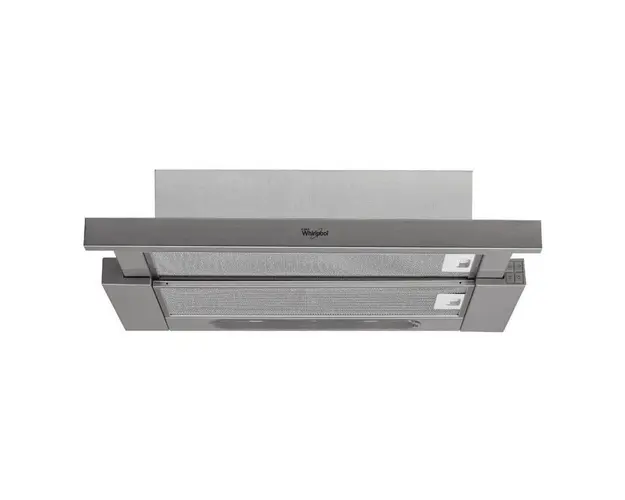 Hota incorporabila telescopica Whirlpool AKR 749 IX, 370 mc/h, 1 motor, 60 cm, inox