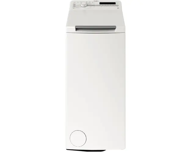 Masina de spalat rufe cu incarcare verticala Whirlpool TDLR6240SSEU/N, 6 kg, 1200 RPM, Clasa C, Tehnologia al-6lea Simt, Display digital, Alb