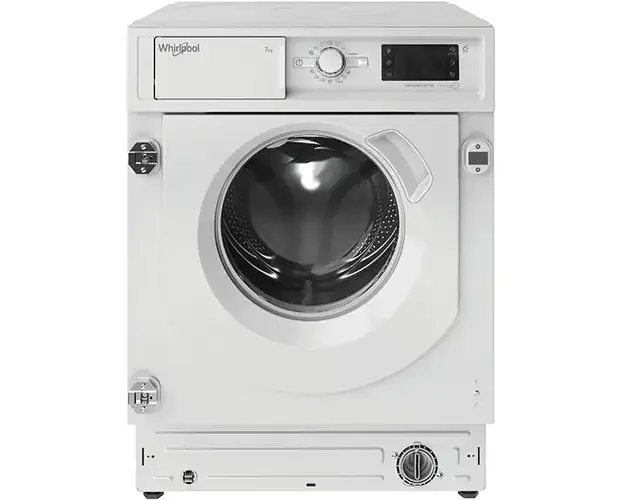 Masina de spalat rufe incorporabila Whirlpool BI WMWG 71483E EU N, 6th Sense, 7 kg, 1400rpm, Clasa D, alb
