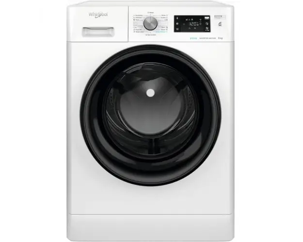 Masina de spalat rufe Whirlpool FFB 8258 BV EE, Clasa B,1200 RPM, 8 kg, Tehnologia al Saselea Simt, Inverter, Fresh Care+