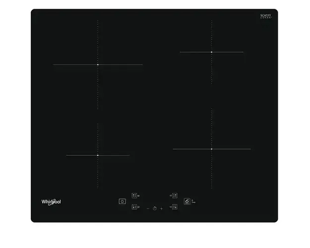 Plita incorporabila Whirlpool WSQ2160NE, Inductie, 4 zone, Touch Control, negru