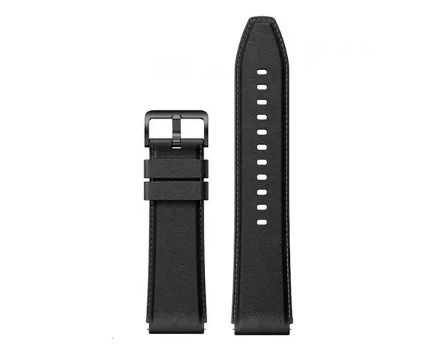 Curea smartwatch din piele, Compatibila cu Xiaomi Watch S1, Negru