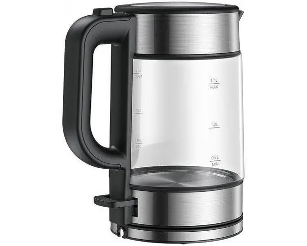 Fierbator electric, Xiaomi, Sticla, Mi, 2200W, capacitate 1.7l, Argintiu