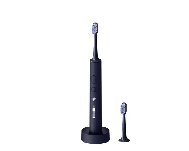 Periuta electrica Xiaomi T700 BHR5577EU, 3 moduri de periere, display inteligent cu LED, 1050mAh, incarcare wireless, albastru inchis