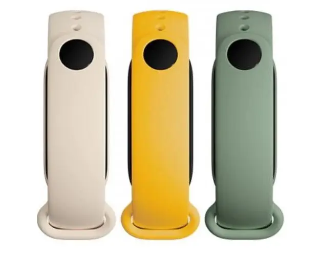Set 3 bucati Curea Bratara Xiaomi Mi Smart Band 6 Bej/Verde/Galben
