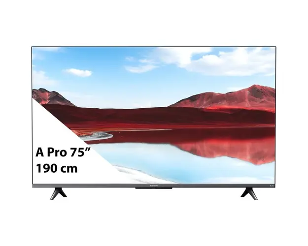 Televizor QLED Xiaomi ELA5487EU A Pro, 190 cm, Smart Google TV, 4K Ultra HD, Clasa E