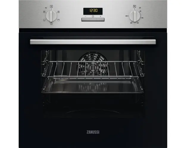 Cuptor incorporabil Zanussi ZOHEC2X2, Electric, 65 L, 5 functii, Grill, Aqua clean, Display, Inox
