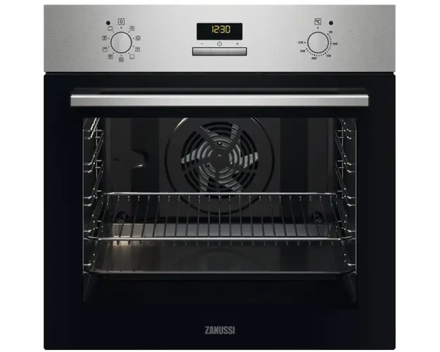 Cuptor incorporabil Zanussi ZOHED2X, Electric, 72 L, 9 functii, Grill, Functie Pizza, Aqua clean, Display, Inox