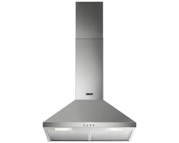 Hota traditionala Zanussi ZHC62462XA, 420 mc/h, 3 viteze, 60 cm, inox