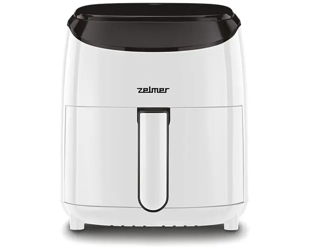 Friteuza cu aer cald Zelmer ZAF3551W, 1200W, capacitate 3,5 l, control digital, 9 programe, selectare automata a temperaturii, tehnologie de circulatie a aerului de mare viteza, negru