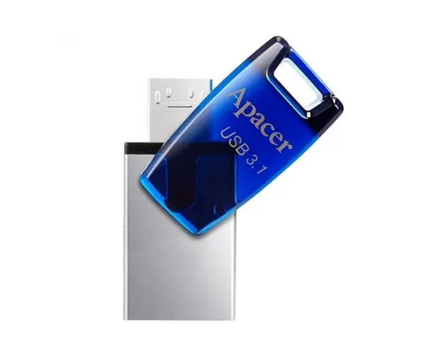 Memorie USB Apacer AH179, 64GB, USB 3.1, Albastru