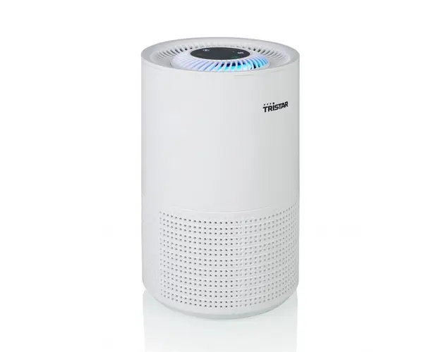 Purificator de aer Tristar AP-4787, 3 setari filtrare, filtrul H13 HEPA, 52 db, protectie supraincalzire, cronometru, 60 m ³, Alb