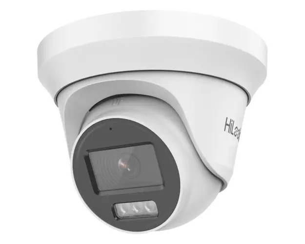 Camera de supraveghere de interior Hikvision HiLook THC-T257-LMS, 5MP 3K, Iluminare Duala, Microfon, IP66