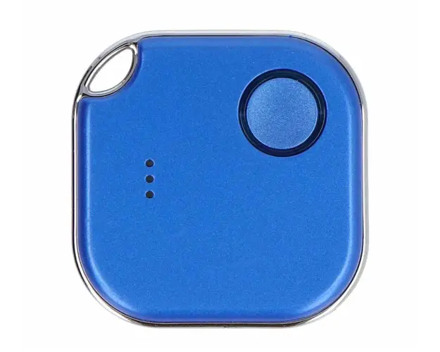 Telecomanda inteligenta Shelly BLU Button BLUE1, Bluetooth, 36x36x6 mm, culoare albastru