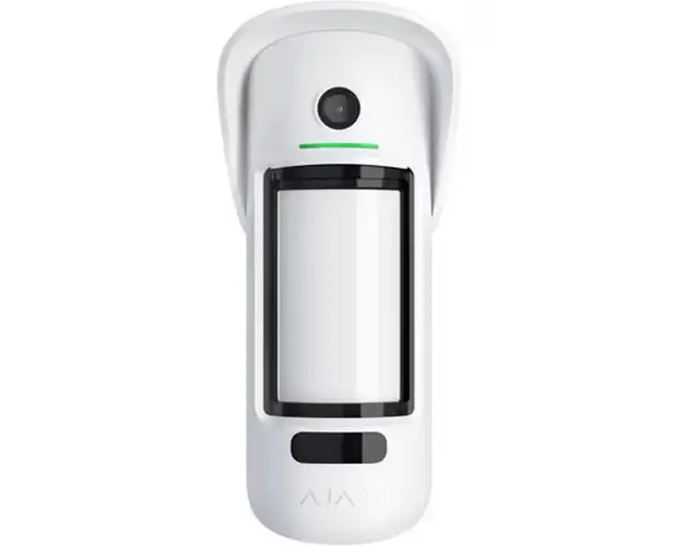 Senzor de miscare wireless PIR si IR, 1.7 km 868 MHz, uz exterior, imunitate animale, anti-masking, alb, AJAX MotionCam Outdoor(PhOD)(W)