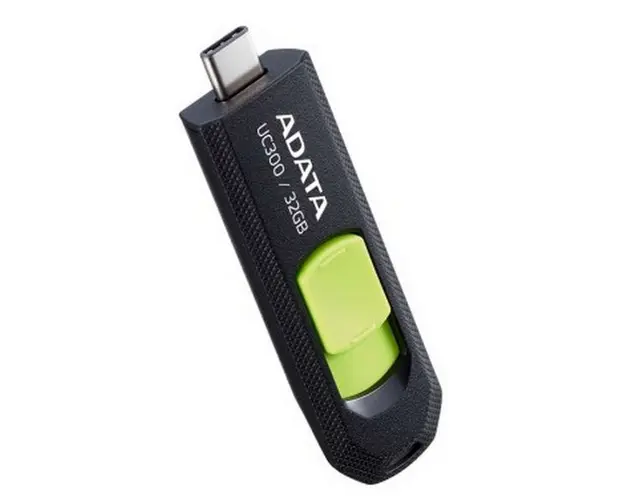 Stick USB Type C 32 GB, UC300 3.2, negru, ADATA ACHO-UC300-32G-RBK