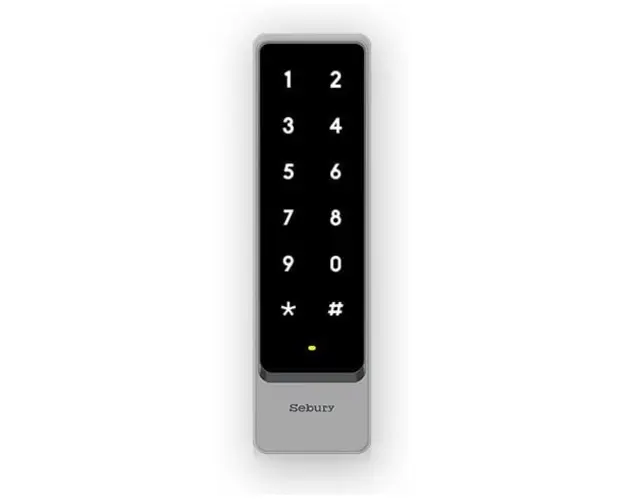 Tastatura control acces slim, Sebury sTouch2s, Rfid & Mifare, Releu, Wiegand, IP65, Taste Touch iluminate