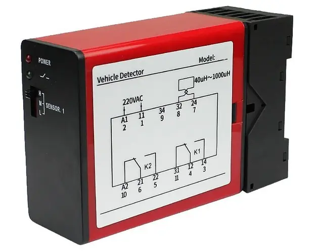 Detector de bucla inductiva, 2 bucle cu detectarea directiei, ACM706
