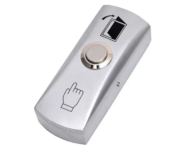 Buton de iesire, aplicabil, aluminiu, NO/COM, SECUKEY Cbutton 5