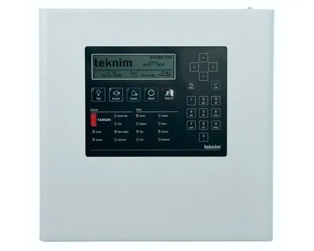 Centrala detectie incendiu adresabila, 1 bucla, 74 zone, 240 dispozitive, TEKNIM TFP-1211