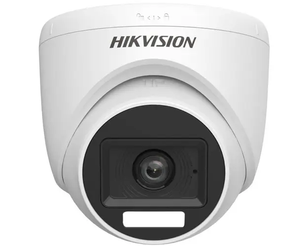 Camera de supraveghere pentru interior, Hikvision Hybrid, 3K 5MP, 2.8 mm, Iluminare duala 20m, Audio, DS-2CE76K0T-LPFS(2.8MM)
