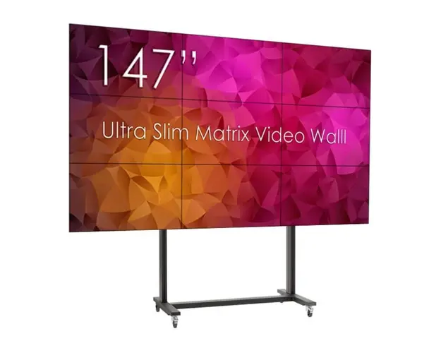 Pachet Videowall Complet 147" cu Controller, Display si Stand Mobil SWEDX 3x3_mobil+9xUMX49+MXB29 