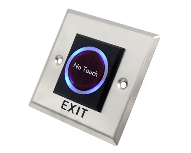 Buton de iesire cu infrarosu fara atingere, Indicator stare LED, NO/NC/COM, SECUKEY Cbutton 7