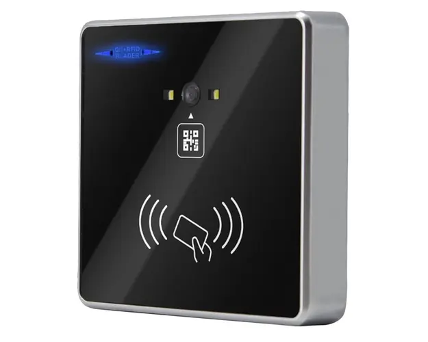 Cititor cod QR si card Mifare 13.56 Mhz Wiegand 26/34 montaj aplicat, ACR207-QR-MF
