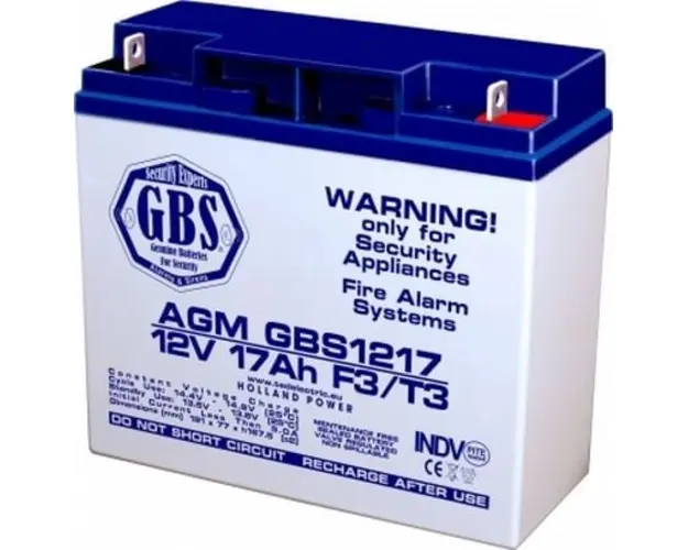 Acumulator AGM VRLA 12V 17Ah, TED PL 17 AH