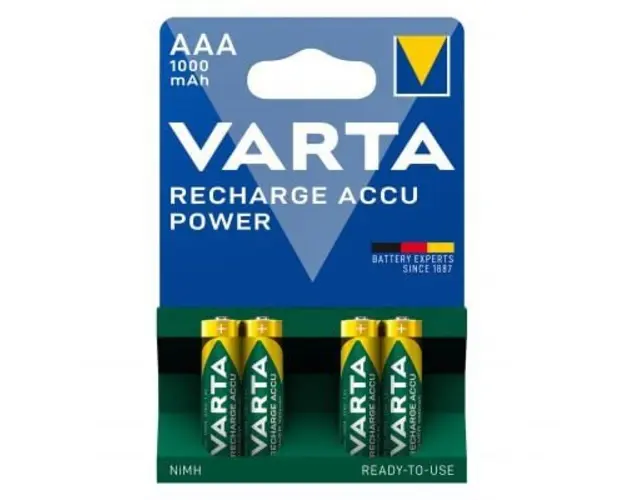 Acumulatori reincarcabili Varta AAA, Ni-MH 1.2V 1000 mAh VAR-R3-AAA