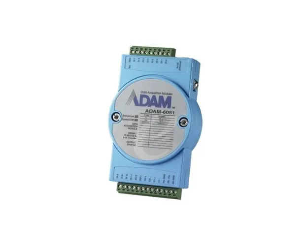 Modul Ethernet, ADVANTECH ADAM-6051, 1 conector RJ45, 14 canale I/O, protectie 2000 VDC