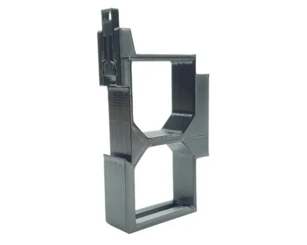 Adaptor pentru sina DIN compatibil Shelly 2.5 si Shelly EM, DIN-SHE25-DUP