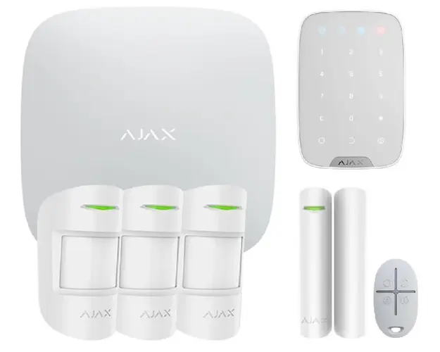 Kit sistem de alarma IP / GSM wireless Ajax 4 zone KITAJAX4KEY