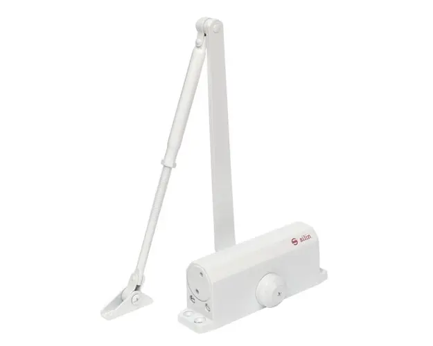 Amortizor hidraulic cu brat pentru usi cu greutate intre 40 - 65 kg, SA-6033AW-wh