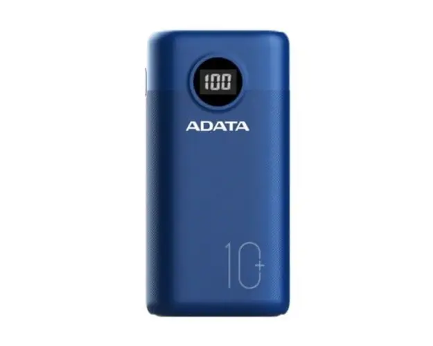 Power Bank 10000mAh Quick Charge 3.0, 3 x USB, Albatru, ADATA AP10000QCD-DGT-CDB